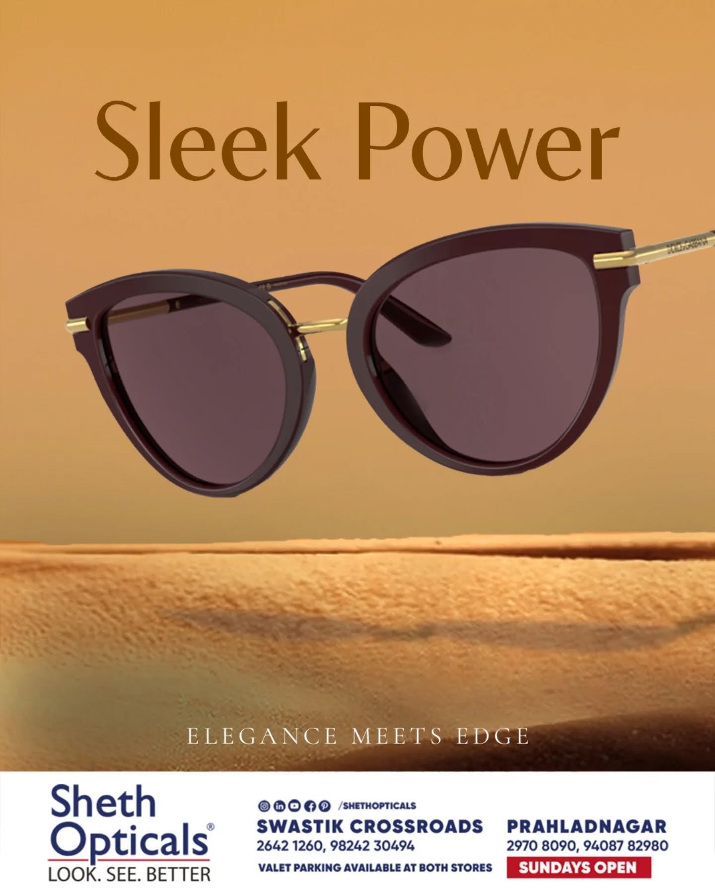 Sheth Opticals, Sheth Opticals, optical store Ahmedabad, eyewear boutique Ahmedabad, luxury eyewear India, designer sunglasses Ahmedabad, branded frames India, prescription glasses Ahmedabad, eye care services Ahmedabad, premium optical shop, sunglasses store Ahmedabad, optical shop near me, branded eyeglasses India