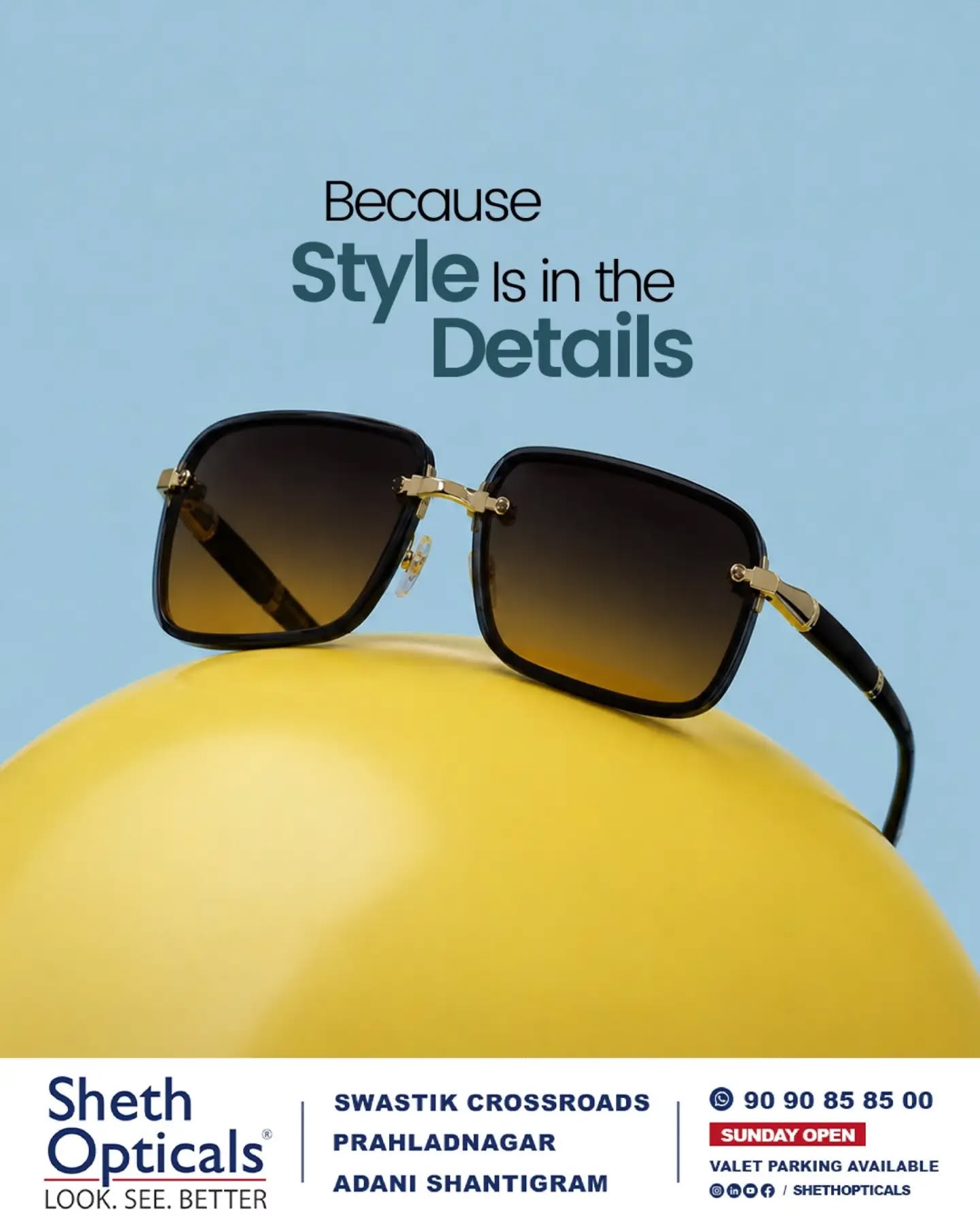 Sheth Opticals, Sheth Opticals, optical store Ahmedabad, eyewear boutique Ahmedabad, luxury eyewear India, designer sunglasses Ahmedabad, branded frames India, prescription glasses Ahmedabad, eye care services Ahmedabad, premium optical shop, sunglasses store Ahmedabad, optical shop near me, branded eyeglasses India