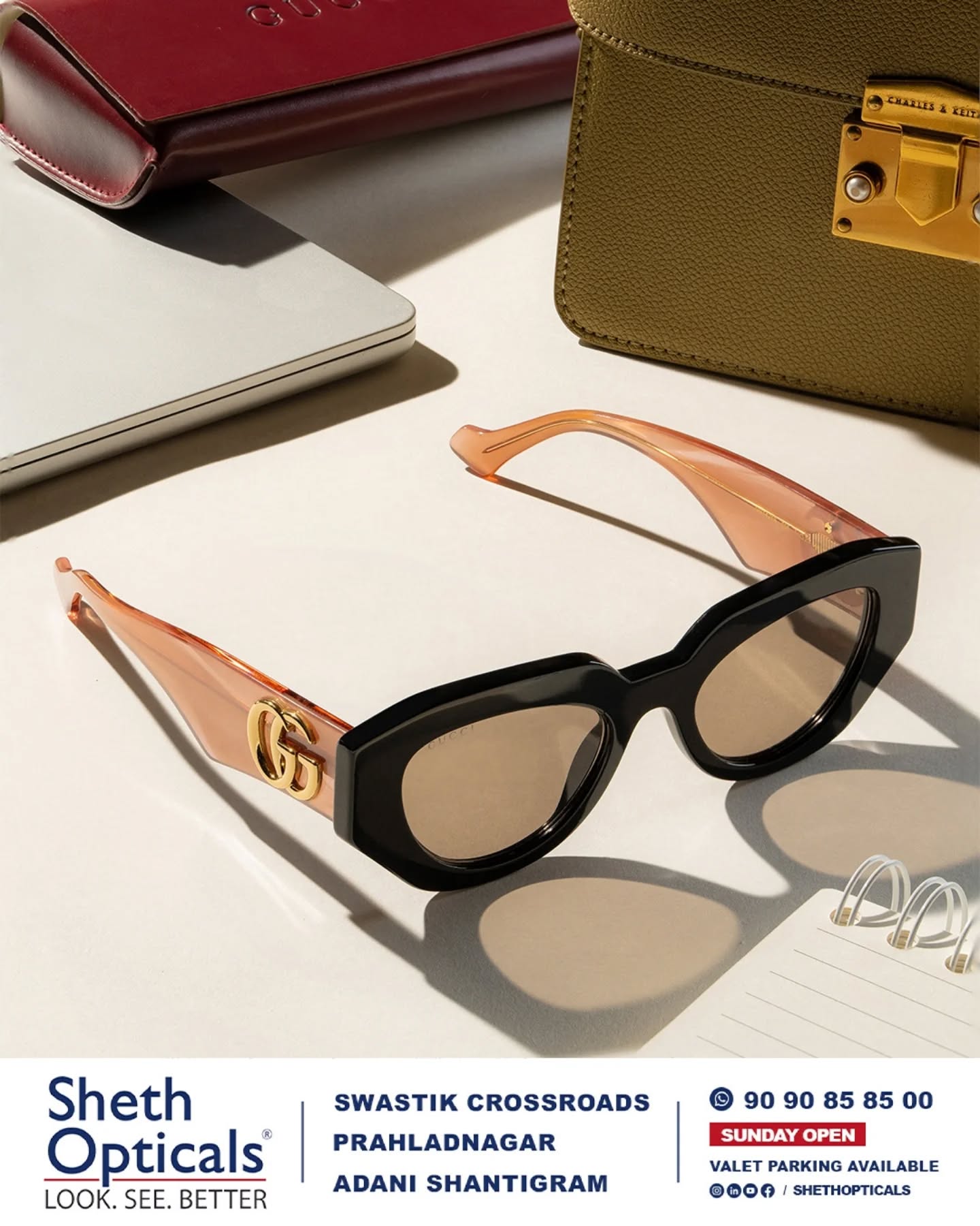Sheth Opticals, Sheth Opticals, optical store Ahmedabad, eyewear boutique Ahmedabad, luxury eyewear India, designer sunglasses Ahmedabad, branded frames India, prescription glasses Ahmedabad, eye care services Ahmedabad, premium optical shop, sunglasses store Ahmedabad, optical shop near me, branded eyeglasses India