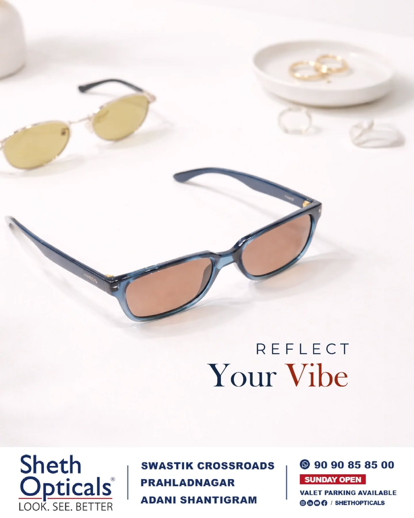 Sheth Opticals, Sheth Opticals, optical store Ahmedabad, eyewear boutique Ahmedabad, luxury eyewear India, designer sunglasses Ahmedabad, branded frames India, prescription glasses Ahmedabad, eye care services Ahmedabad, premium optical shop, sunglasses store Ahmedabad, optical shop near me, branded eyeglasses India