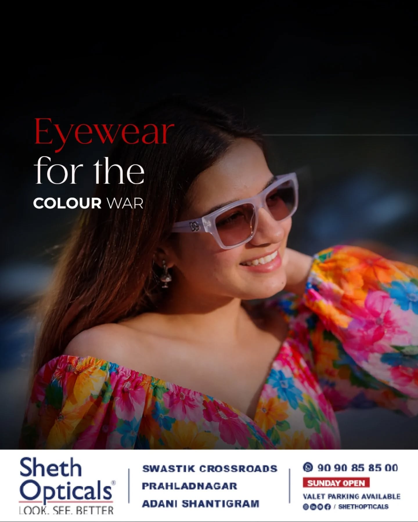 Sheth Opticals, Sheth Opticals, optical store Ahmedabad, eyewear boutique Ahmedabad, luxury eyewear India, designer sunglasses Ahmedabad, branded frames India, prescription glasses Ahmedabad, eye care services Ahmedabad, premium optical shop, sunglasses store Ahmedabad, optical shop near me, branded eyeglasses India