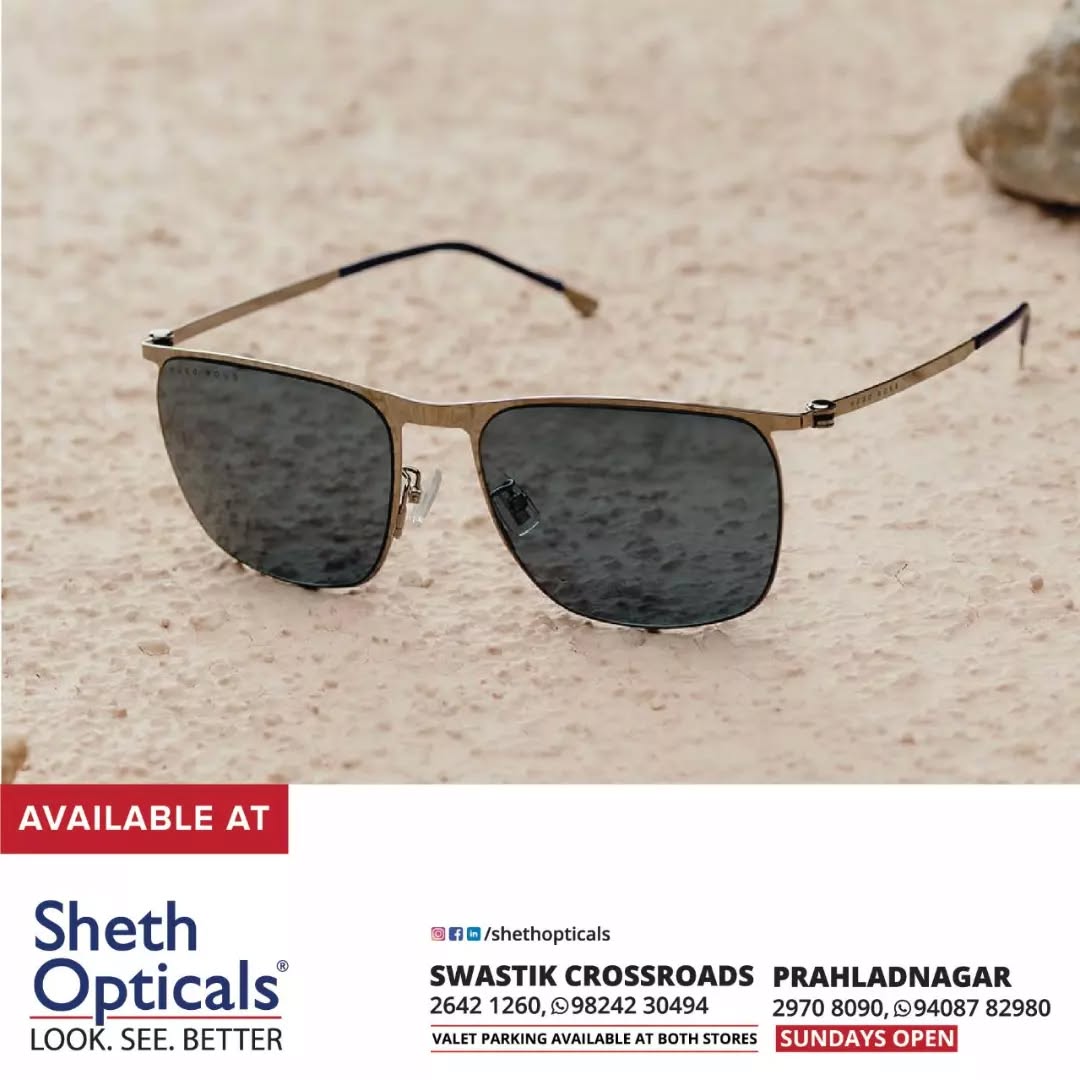 Sheth Opticals,  Eyewear, TheChoiceIsYours, Boss, Sheth, Opticals, Sunglasses, Glasses, Fashion, Style, Optical, Frames, EyewearFashion, EyeGlasses, EyewearStyle, OpticalShop, Ahmedabad, Gujarat, India