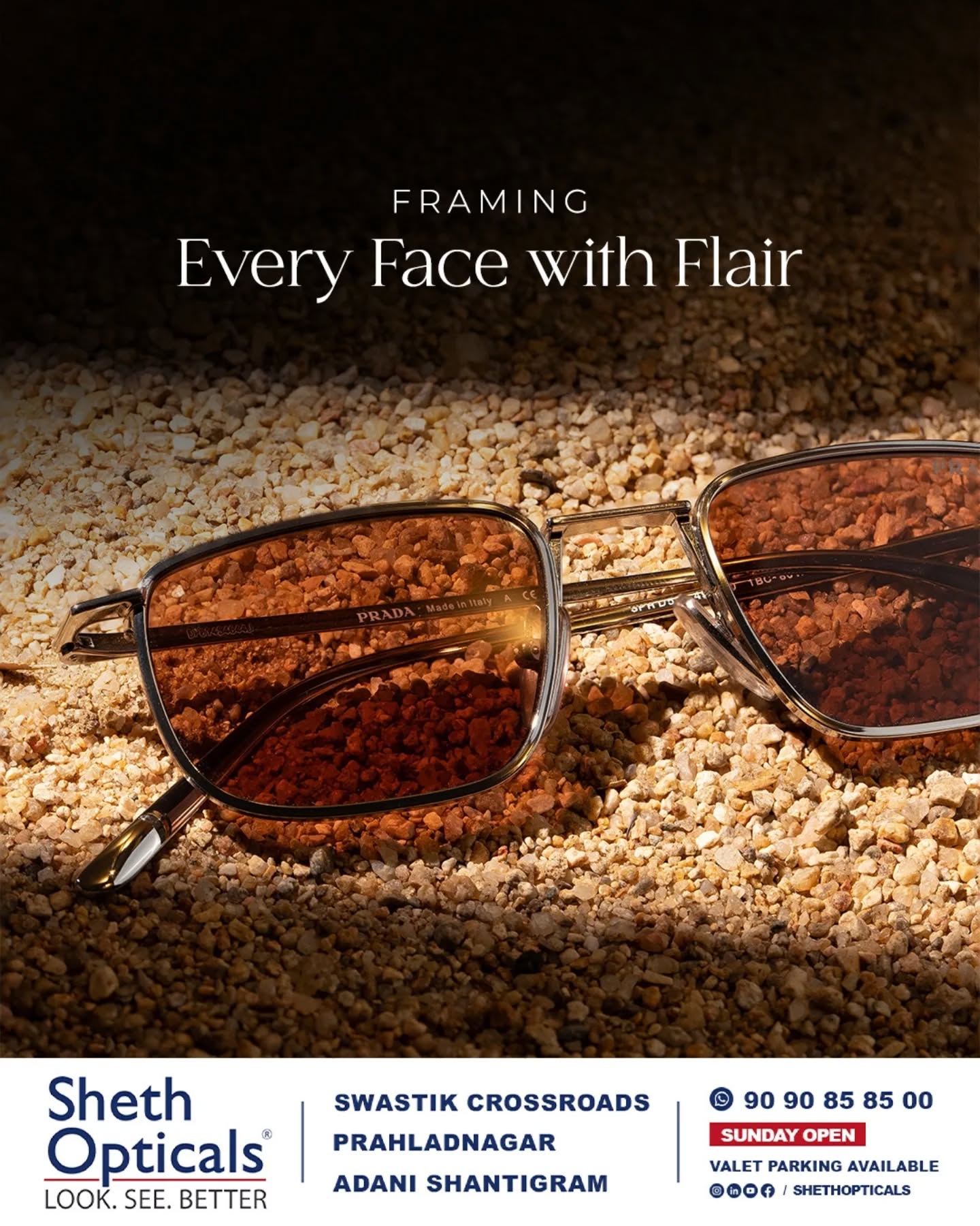 Sheth Opticals, Sheth Opticals, optical store Ahmedabad, eyewear boutique Ahmedabad, luxury eyewear India, designer sunglasses Ahmedabad, branded frames India, prescription glasses Ahmedabad, eye care services Ahmedabad, premium optical shop, sunglasses store Ahmedabad, optical shop near me, branded eyeglasses India