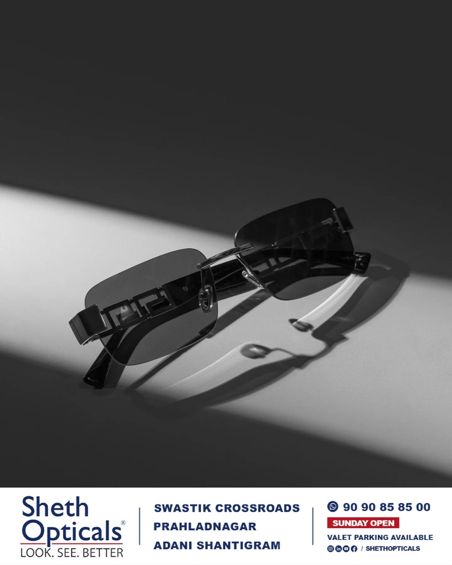 Sheth Opticals, Sheth Opticals, optical store Ahmedabad, eyewear boutique Ahmedabad, luxury eyewear India, designer sunglasses Ahmedabad, branded frames India, prescription glasses Ahmedabad, eye care services Ahmedabad, premium optical shop, sunglasses store Ahmedabad, optical shop near me, branded eyeglasses India