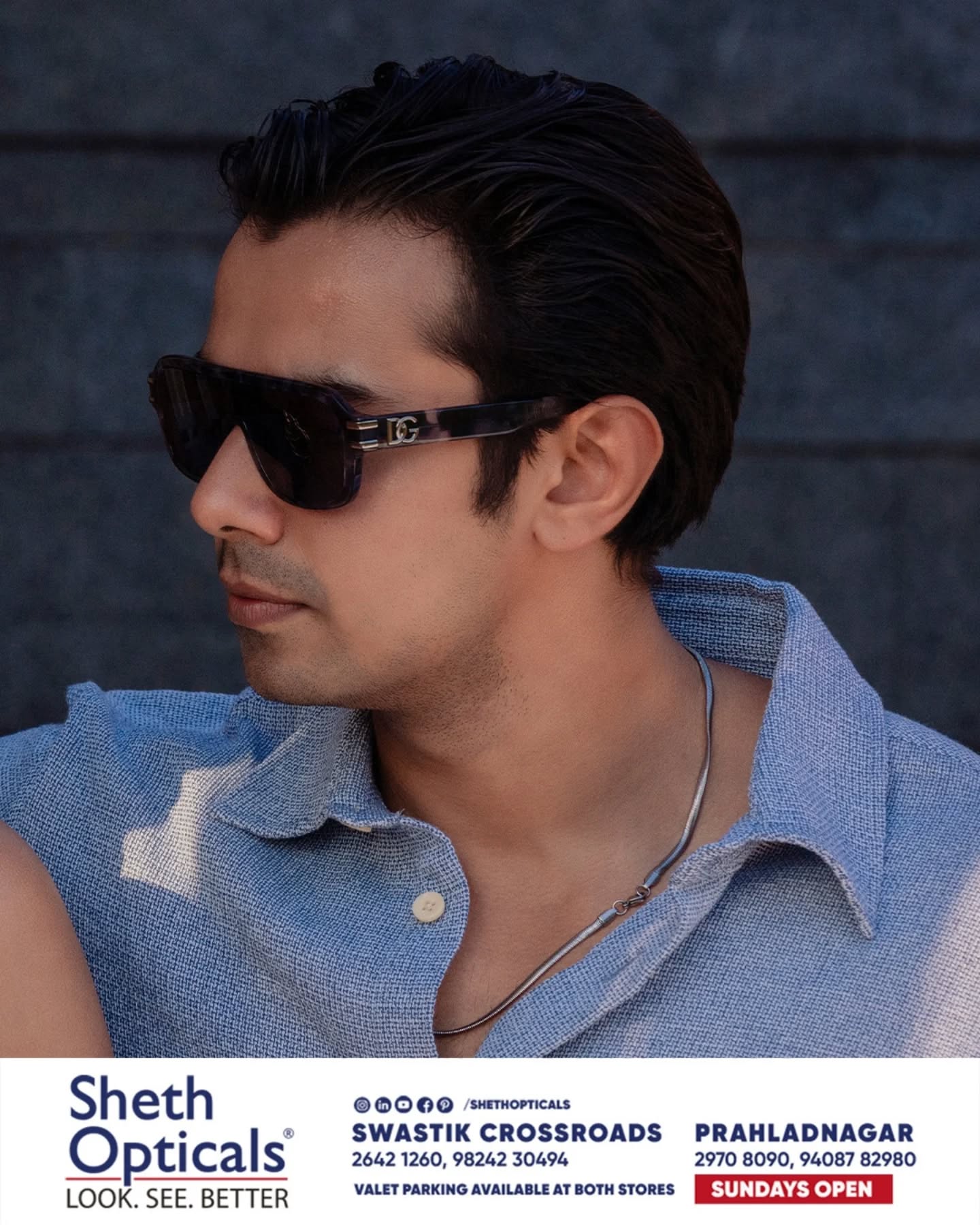 Sheth Opticals, Sheth Opticals, optical store Ahmedabad, eyewear boutique Ahmedabad, luxury eyewear India, designer sunglasses Ahmedabad, branded frames India, prescription glasses Ahmedabad, eye care services Ahmedabad, premium optical shop, sunglasses store Ahmedabad, optical shop near me, branded eyeglasses India