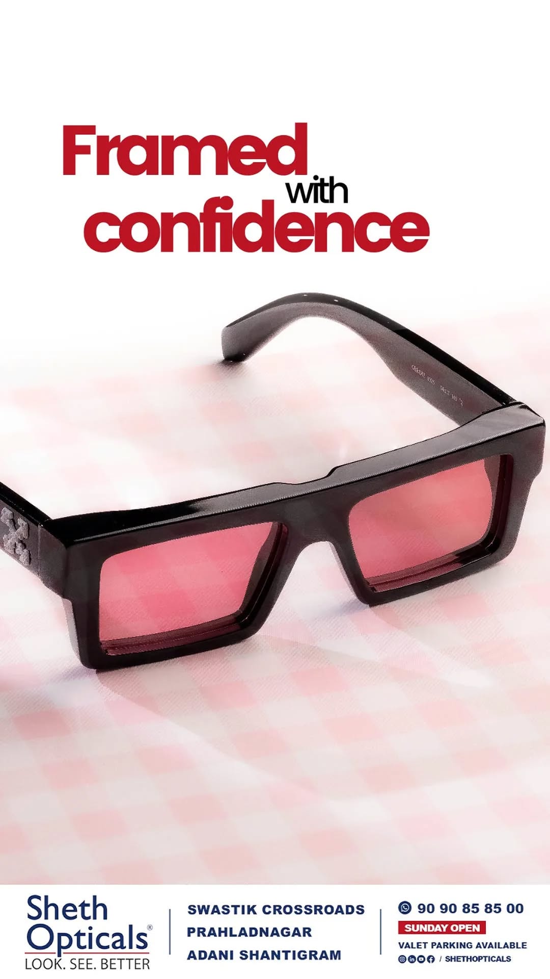 Sheth Opticals,  Sheth Opticals, optical store Ahmedabad, eyewear boutique Ahmedabad, luxury eyewear India, designer sunglasses Ahmedabad, branded frames India, prescription glasses Ahmedabad, eye care services Ahmedabad, premium optical shop, sunglasses store Ahmedabad, optical shop near me, branded eyeglasses India