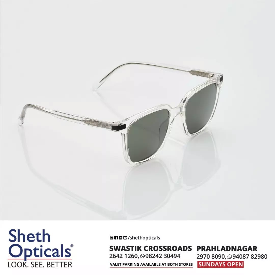 Sheth Opticals,  SummerLoving, SummerEyeCare, SummerShades, SunnyVibes, SummerFlaunt, SummerSpoils, SummerMustHaves, SummerSpecials, ChilloutSummer, SummerBreaks, LazySummerDays, DreamyEyes, WearYourSunshine, Sunglasses, Glasses, Fashion, Style, Optical, Frames, EyewearFashion, EyeGlasses, EyewearStyle, OpticalShop, Ahmedabad, Gujarat, India