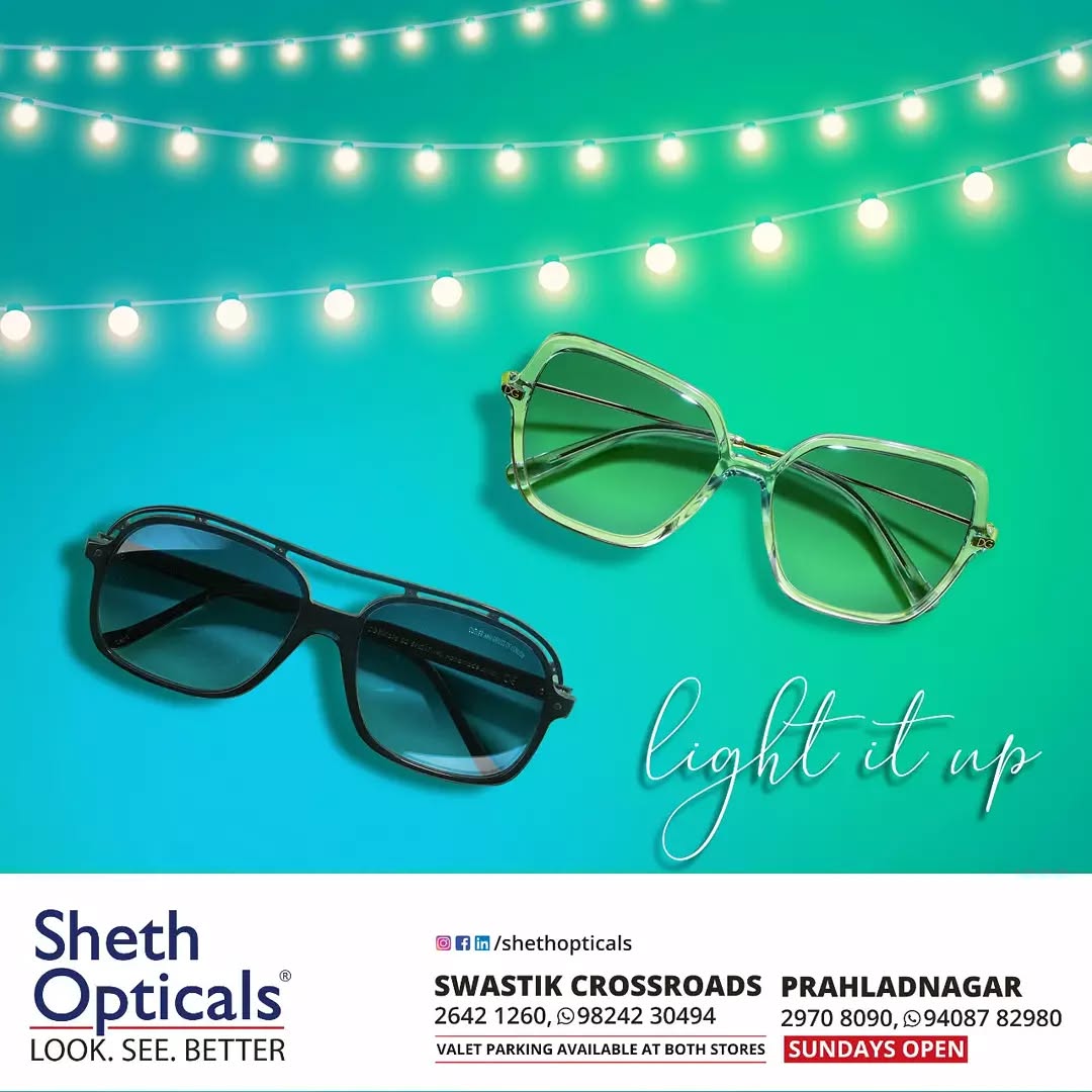 Sheth Opticals,  Diwali2021, FestivePick, Sheth, Opticals, Sunglasses, Glasses, Fashion, Style, Optical, Frames, EyewearFashion, EyeGlasses, EyewearStyle, OpticalShop, Ahmedabad, Gujarat, India