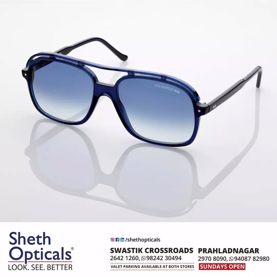 Sheth Opticals,  Sunglasses, Glasses, Fashion, Style, Optical, Frames, EyewearFashion, EyeGlasses, EyewearStyle, OpticalShop, Ahmedabad, Gujarat, India