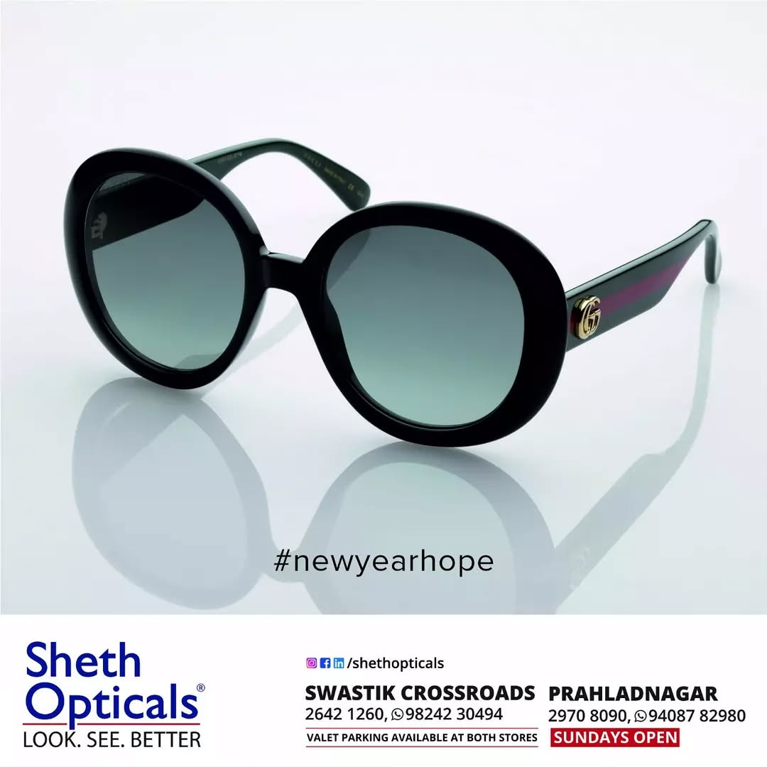 Sheth Opticals,  NewYear, Hope, New, Year, Wishes, NewYearGifts, Sunglasses, Glasses, Fashion, Style, Optical, Frames, EyewearFashion, EyeGlasses, EyewearStyle