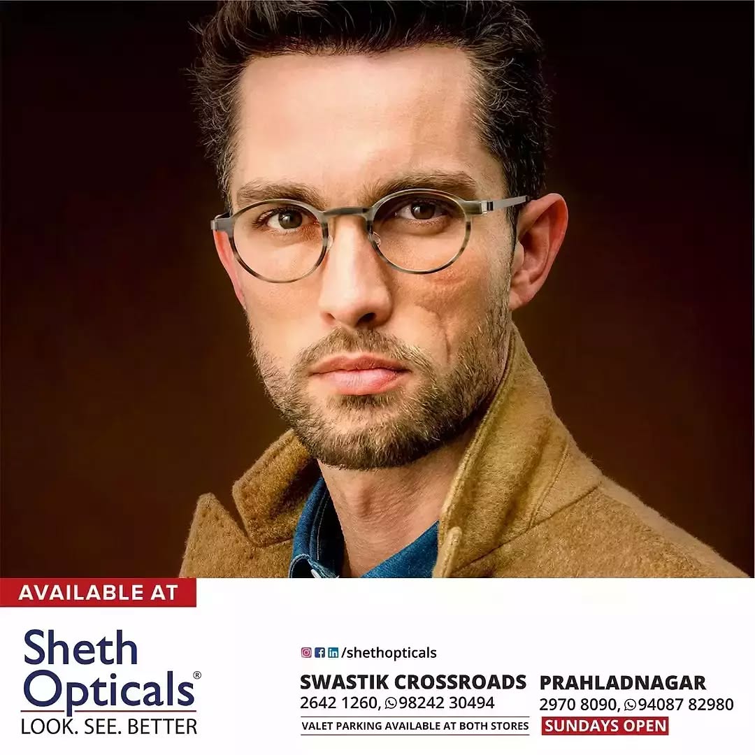 Sheth Opticals,  eyewear, Lindberg, Sunglasses, Glasses, Fashion, Style, Optical, Frames, EyewearFashion, EyeGlasses, EyewearStyle, OpticalShop, Ahmedabad, Gujarat, India
