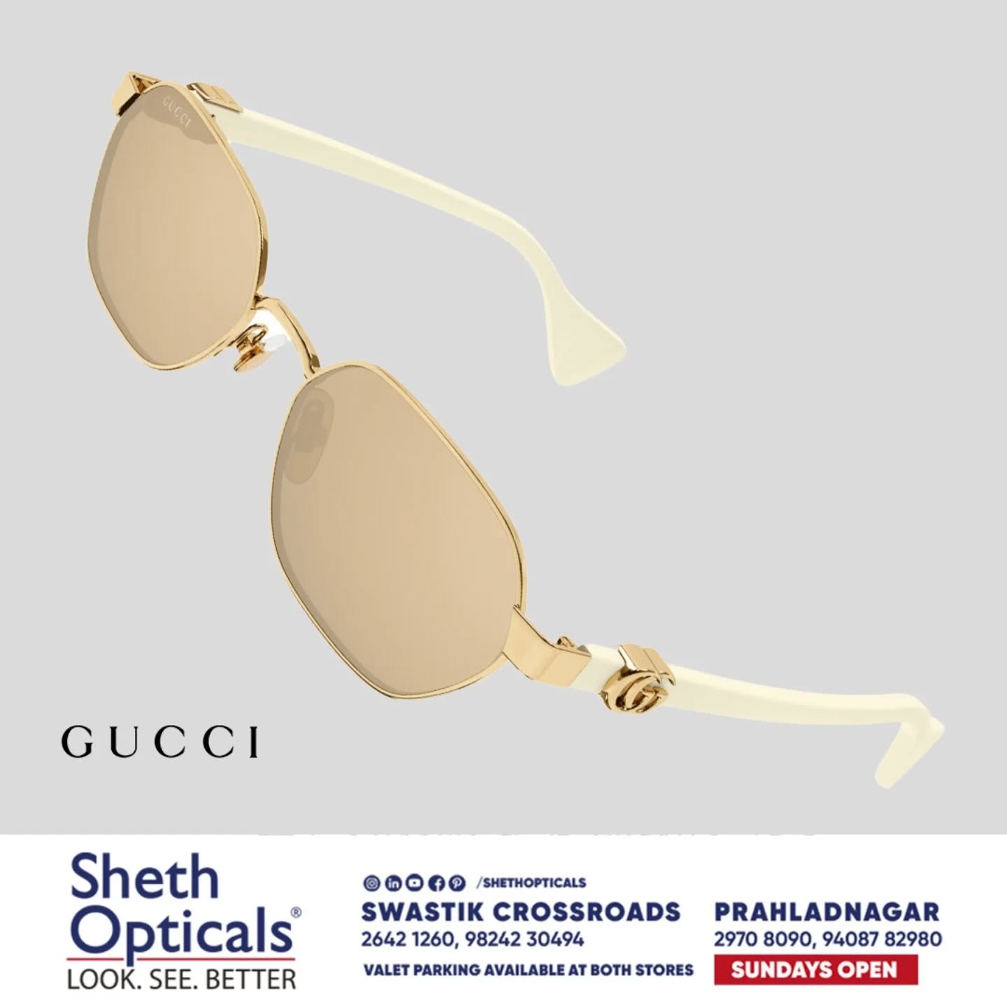 Sheth Opticals,  sheth, shethopticals, Gucci, luxury, eyewear, slay, newcollection, sunglasses, buynow, getyourstoday, ahmedabad