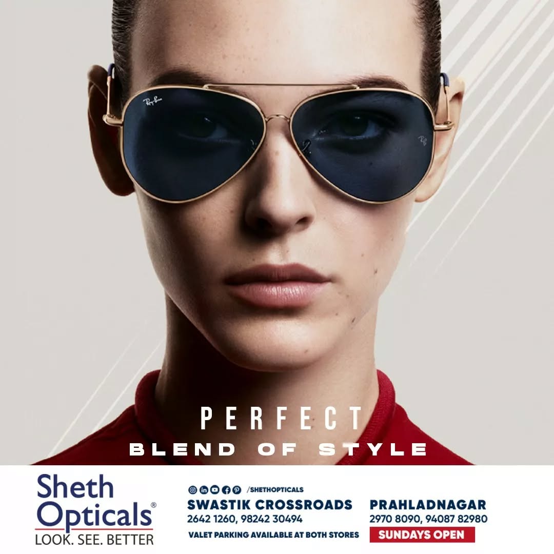 Sheth Opticals,  shethopticals, sunglasses, opticals, opticianahmedabad, sunglasses2023, eyewearbrands, luxuryeyeglass, luxuryeyewear, ahmedabadoptician, eyewearinahmedabad, raybaneyewear, rayban, raybansunglasses, raybanaviators, classicstyle