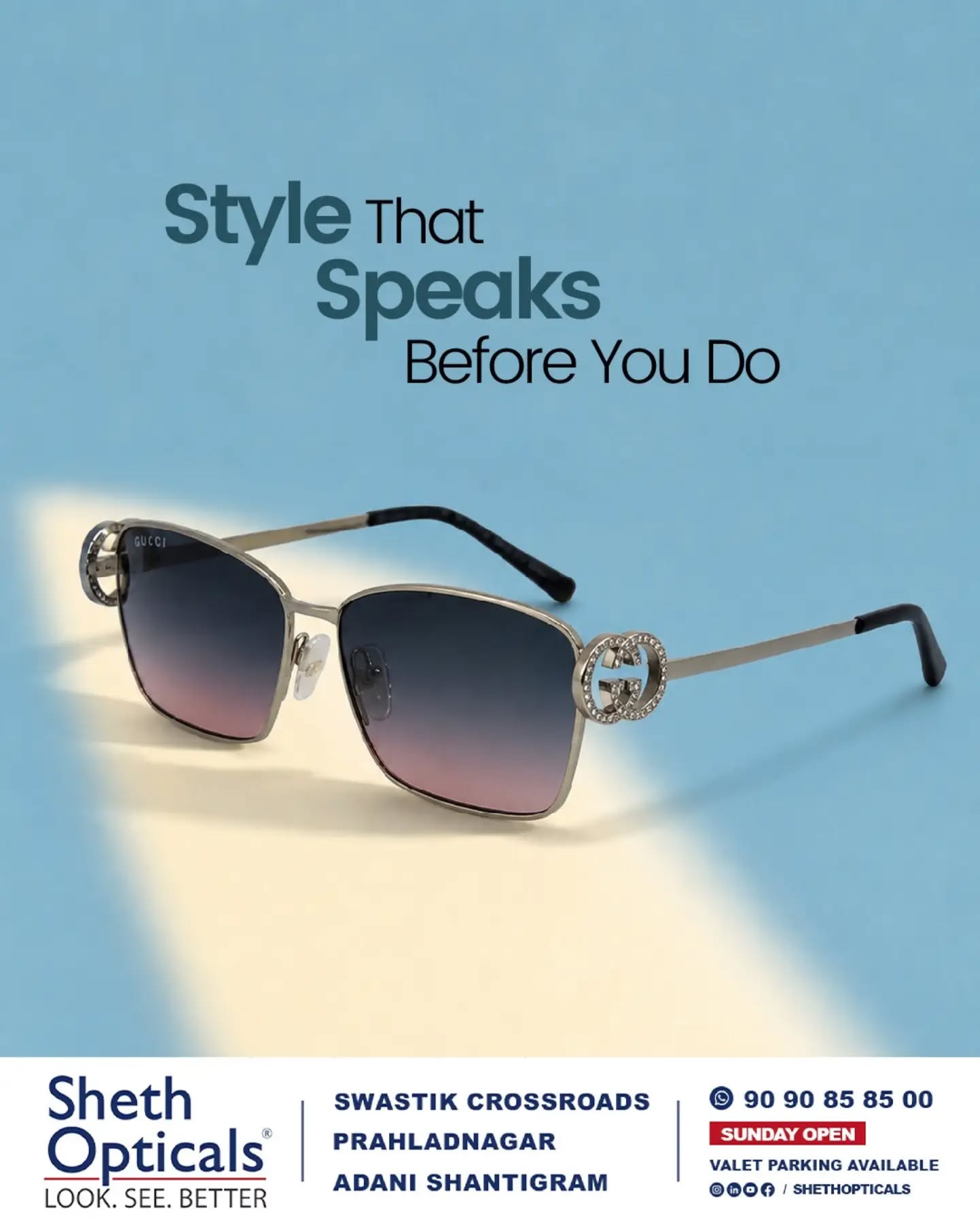 Sheth Opticals, Sheth Opticals, optical store Ahmedabad, eyewear boutique Ahmedabad, luxury eyewear India, designer sunglasses Ahmedabad, branded frames India, prescription glasses Ahmedabad, eye care services Ahmedabad, premium optical shop, sunglasses store Ahmedabad, optical shop near me, branded eyeglasses India