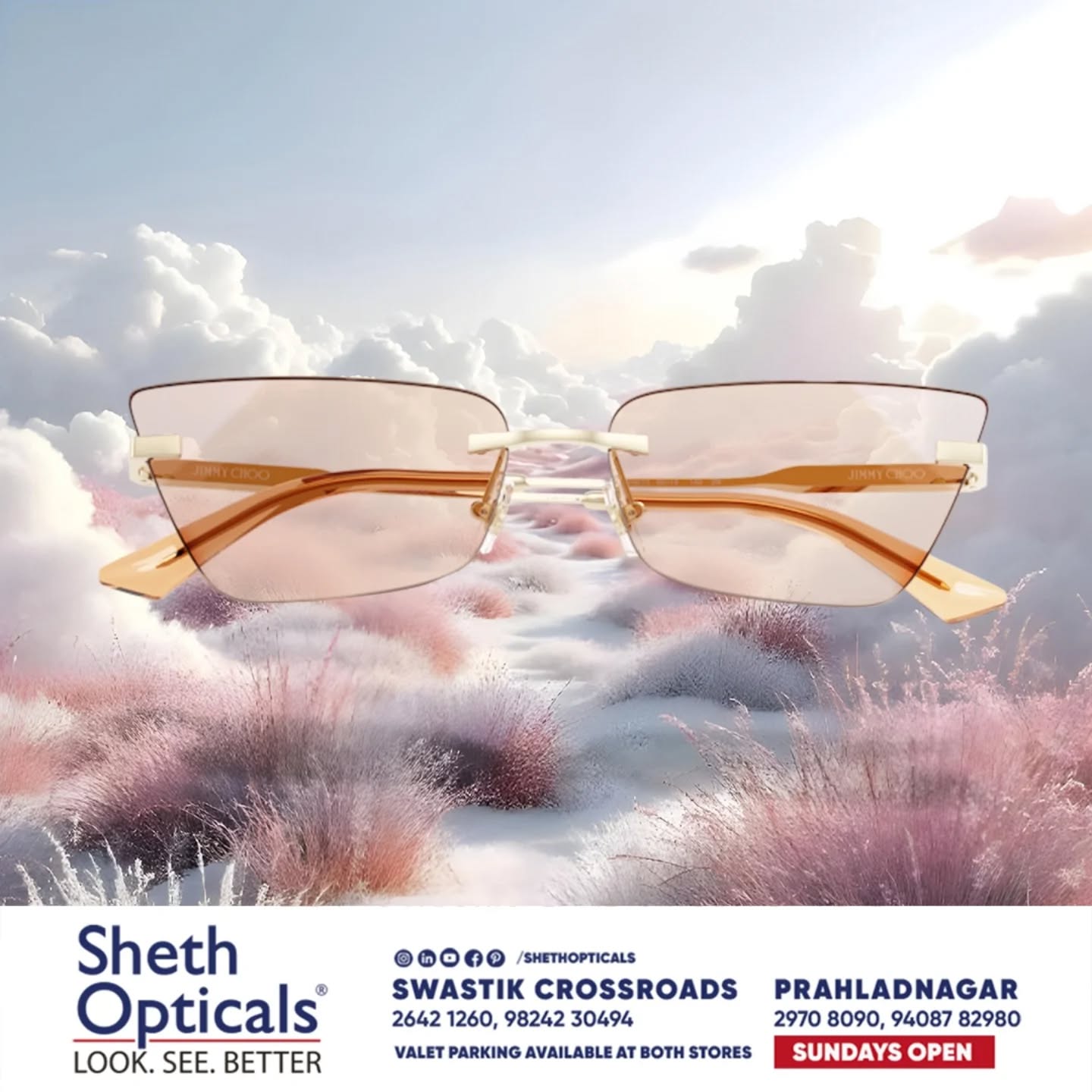 Sheth Opticals, Sheth Opticals, optical store Ahmedabad, eyewear boutique Ahmedabad, luxury eyewear India, designer sunglasses Ahmedabad, branded frames India, prescription glasses Ahmedabad, eye care services Ahmedabad, premium optical shop, sunglasses store Ahmedabad, optical shop near me, branded eyeglasses India